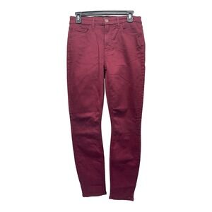 7 For All Mankind Jen 7 Legging Ankle Women's Size‎ 6 Wine Color Pants Jeans